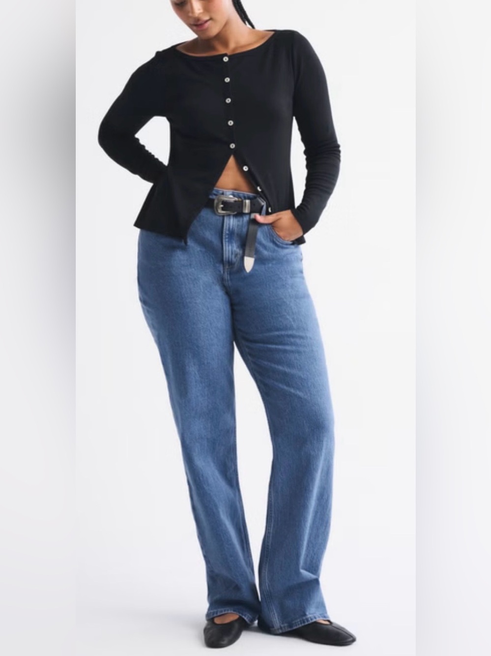 Abercrombie Fitch Jeans High Rise 90s
Relaxed Curve Love Womens size 30